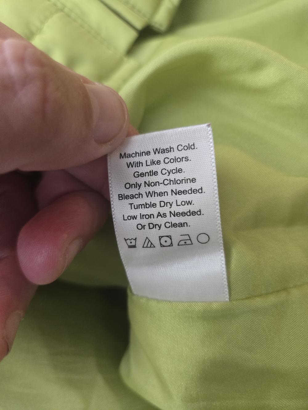 Coldwater Creek Light Green Quilted Vest XL (16) 8409 - Picture 5 of 5